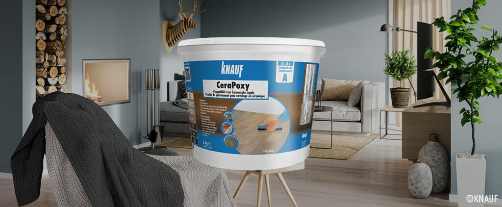 Knauf : CeraPoxy, pour une finition durable des carrelages en céramique