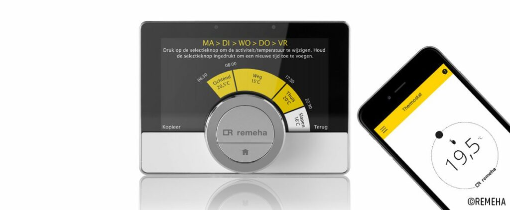 Nouveau thermostat Remeha eTwist : Le confort à portée de main