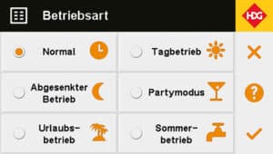 hdg-control-betriebsart