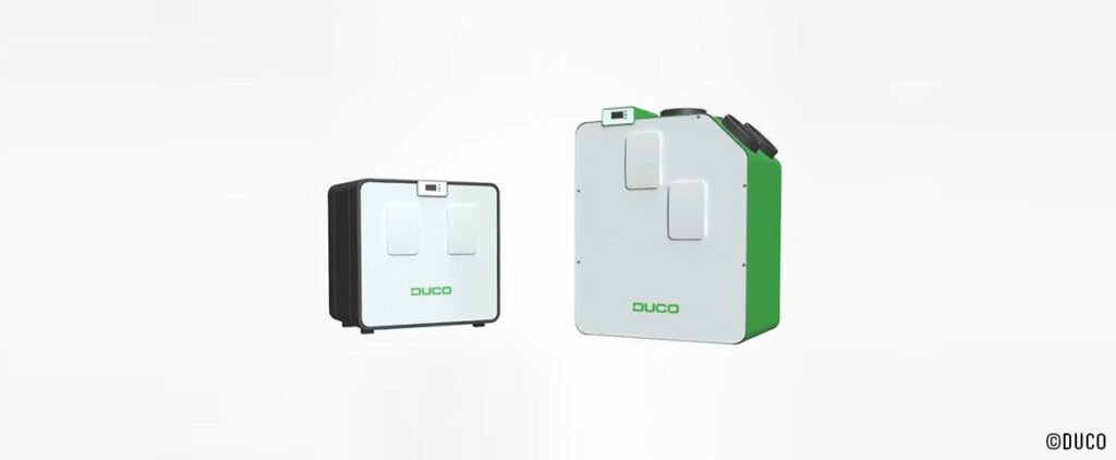 DUCO : Un nouveau système de ventilation double flux compact pour les constructions neuves  en série rejoint l'offre de ventilation