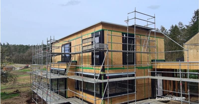 Maisons Dewaele construction ossature bois