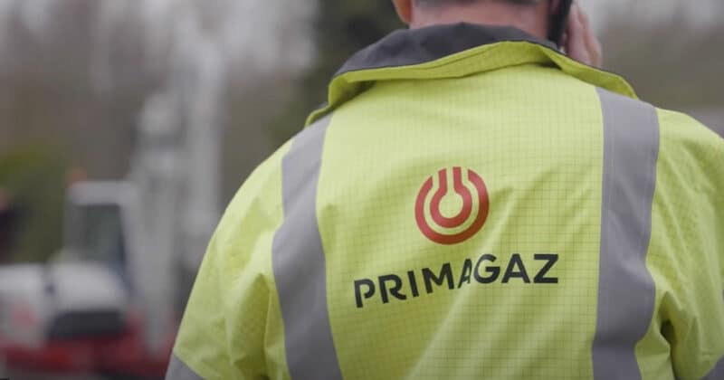 Installation d'une citerne à gaz souterraine par Primagaz