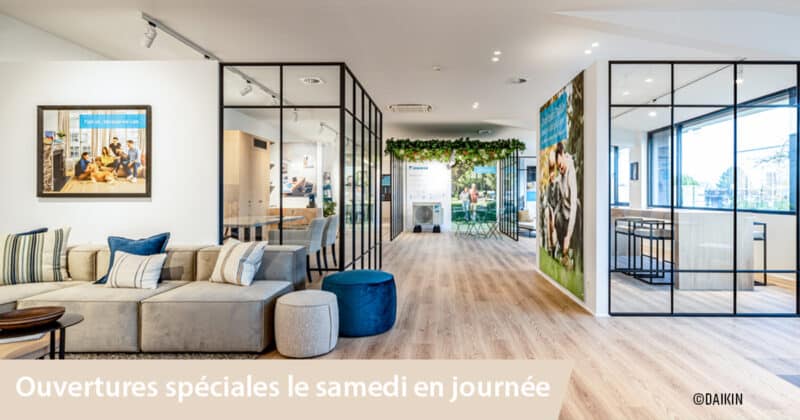 Profitez d'un rendez-vous personnalisé un samedi dans un showroom Daikin